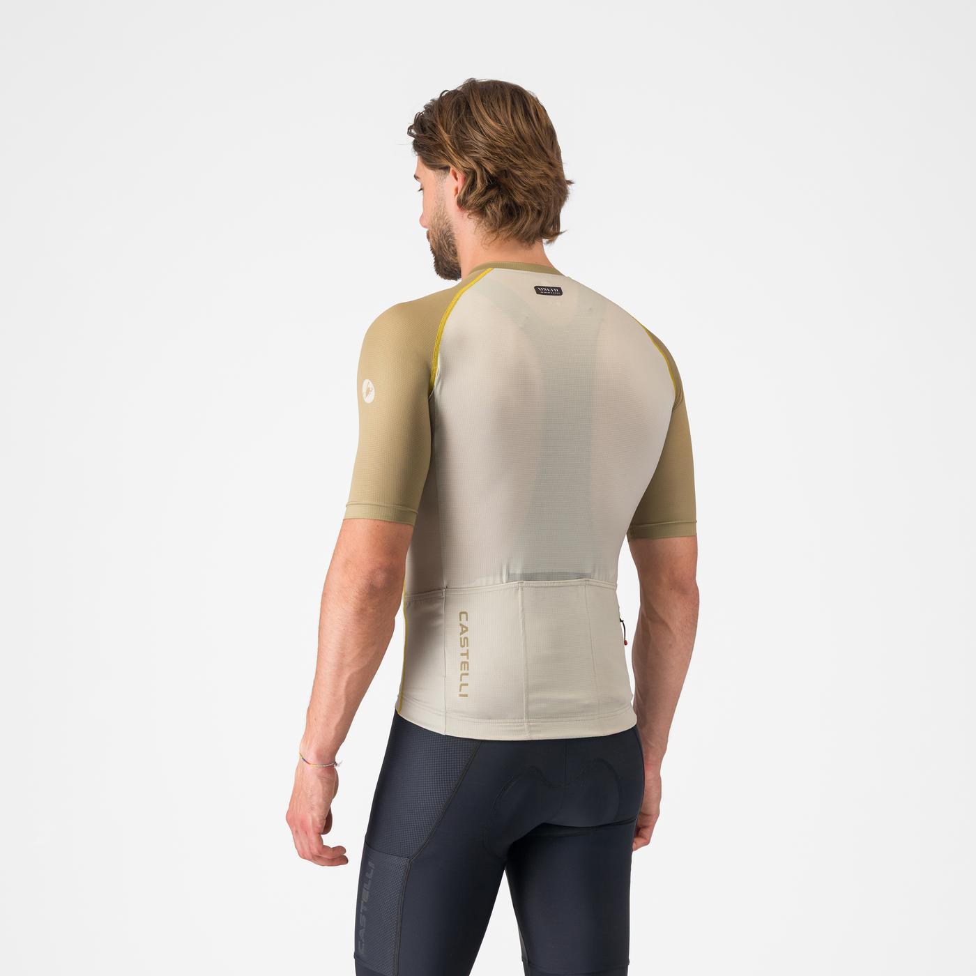 CASTELLI UNLIMITED ENDURANCE 3 JERSEY Beige/Khaki tröja