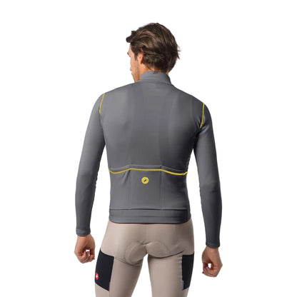 Maillot CASTELLI UNLIMITED TRAIL 2  Manches Longues Gris/Mangue Mojito