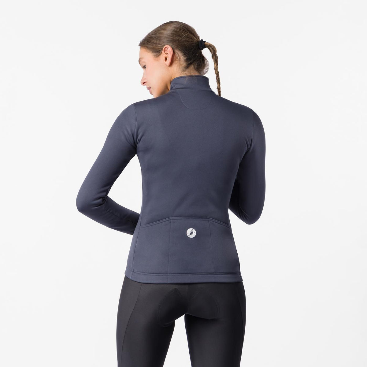 Maillot CASTELLI SINERGIA 3 FZ Manches Longues Femme Bleu