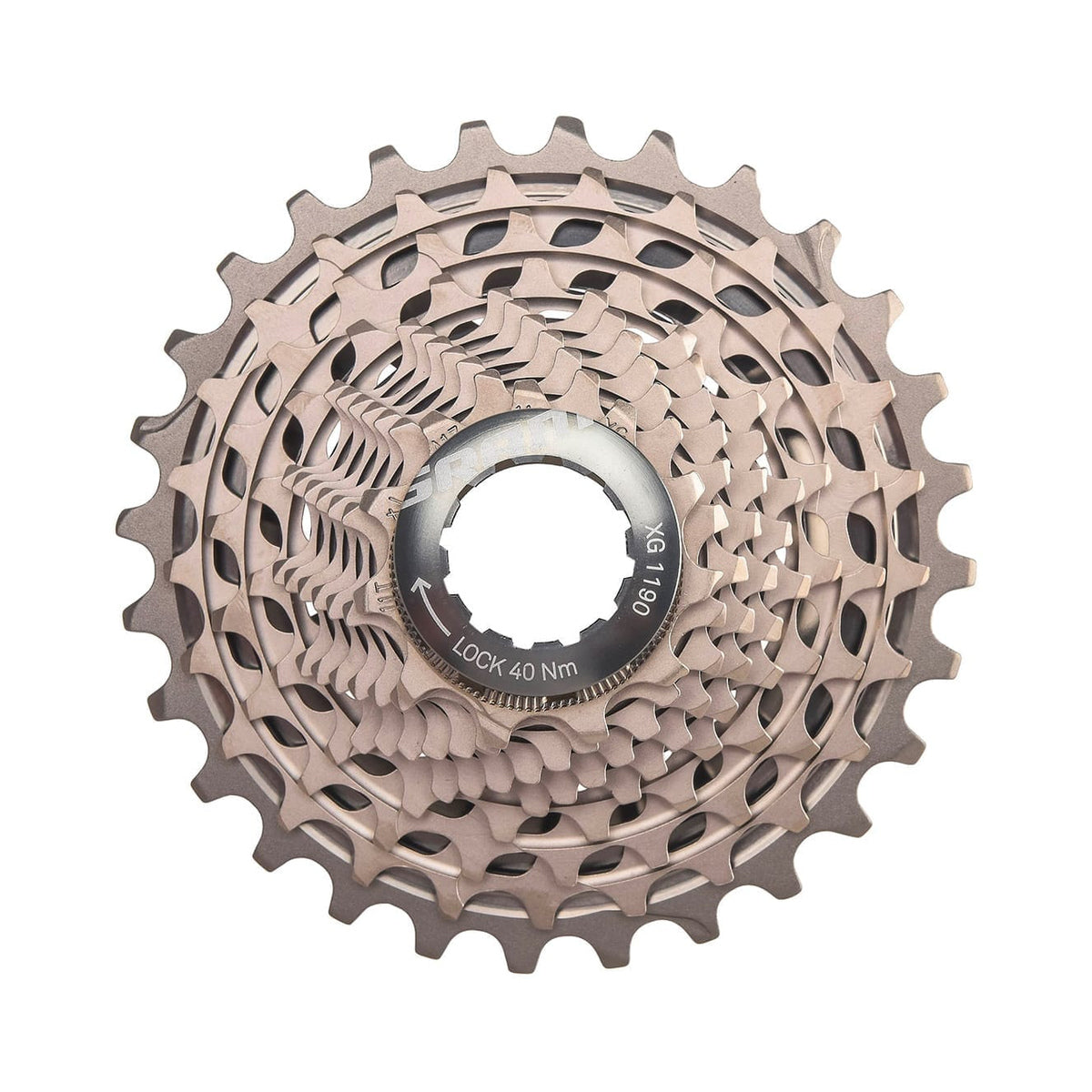 Cassette 11V SRAM RED XG-1190 – photo principale sur fond blanc