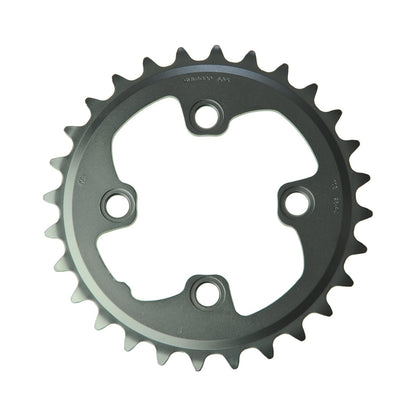 Plateau Intérieur SHIMANO XT M785 10V 4 Trous 64mm — vue du plateau sur fond blanc