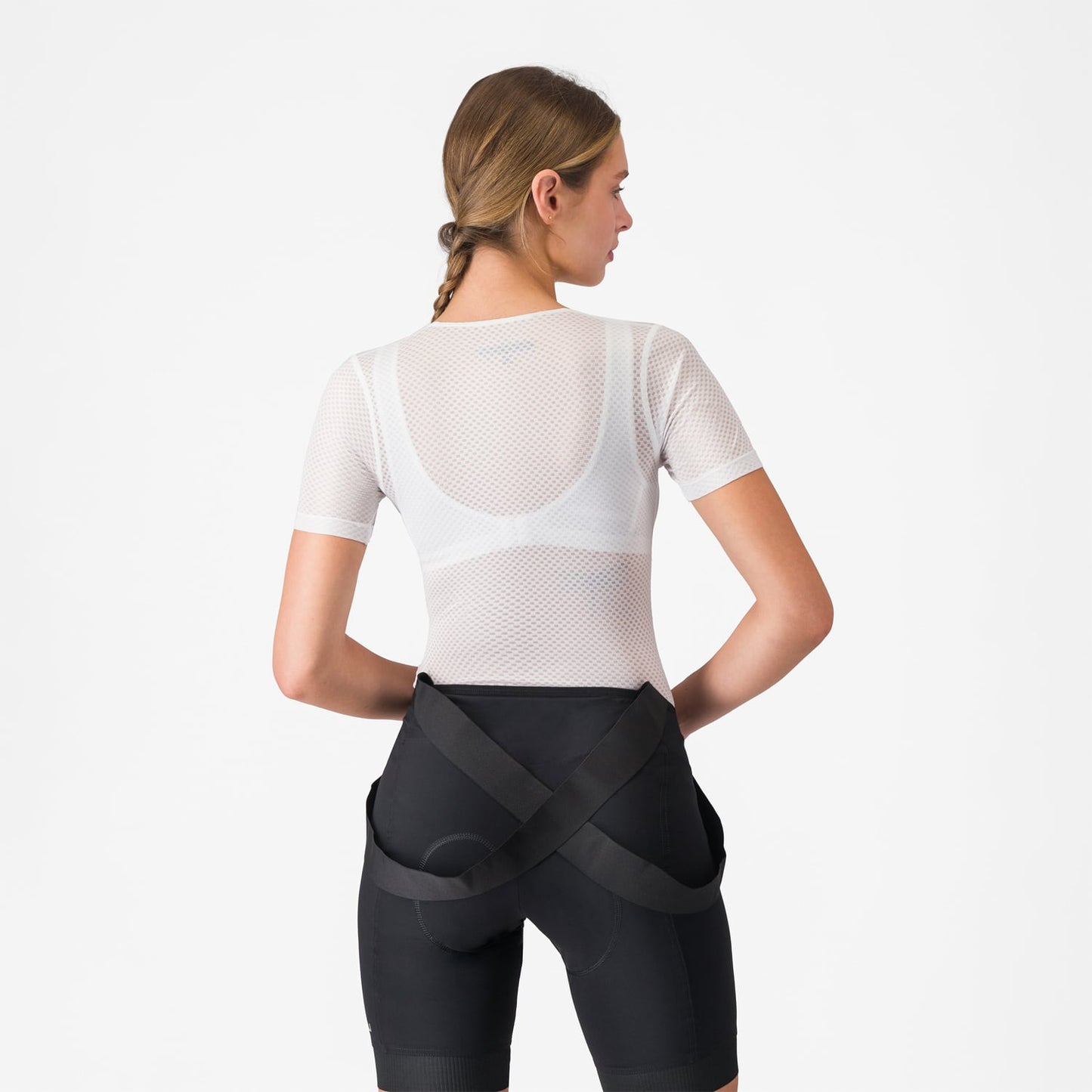 Sous-Vêtement CASTELLI PRO MESH Femme Manches Courtes Blanc