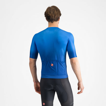 Maillot CASTELLI UPF Manches Courtes Bleu