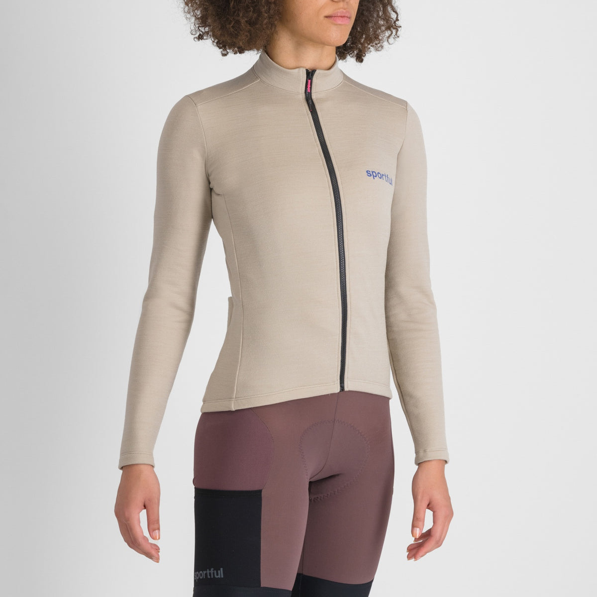 Maillot SPORTFUL SUPERGIARA WOOL Femme Manches Longues Beige