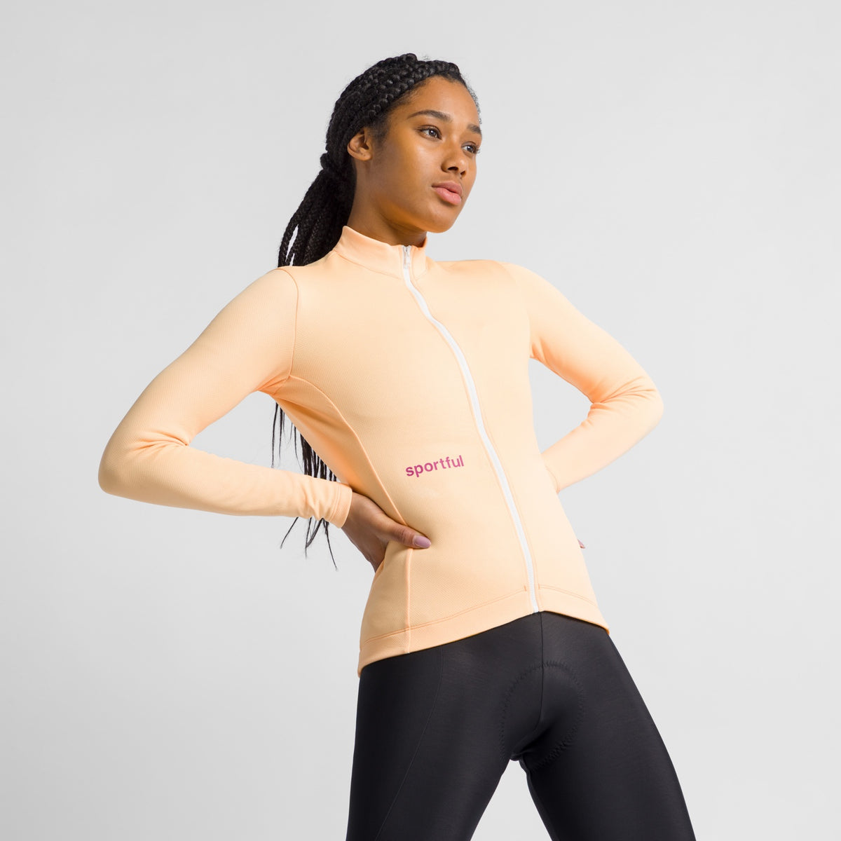 Maillot SPORTFUL CLASSIC Femme Manches Longues Jaune
