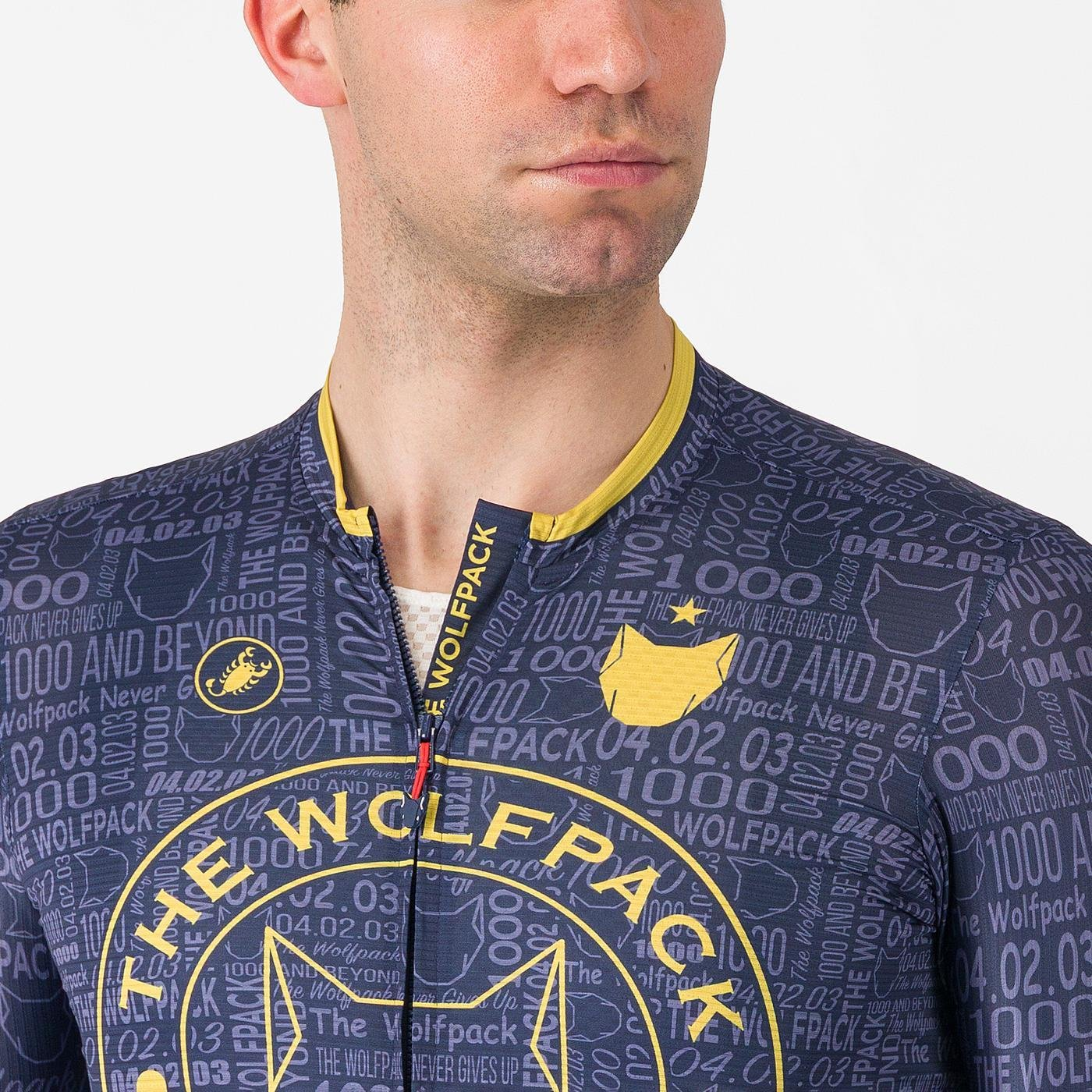 Koszulka z krótkim rękawem CASTELLI WOLFPACK 1000 VICTORY Navy