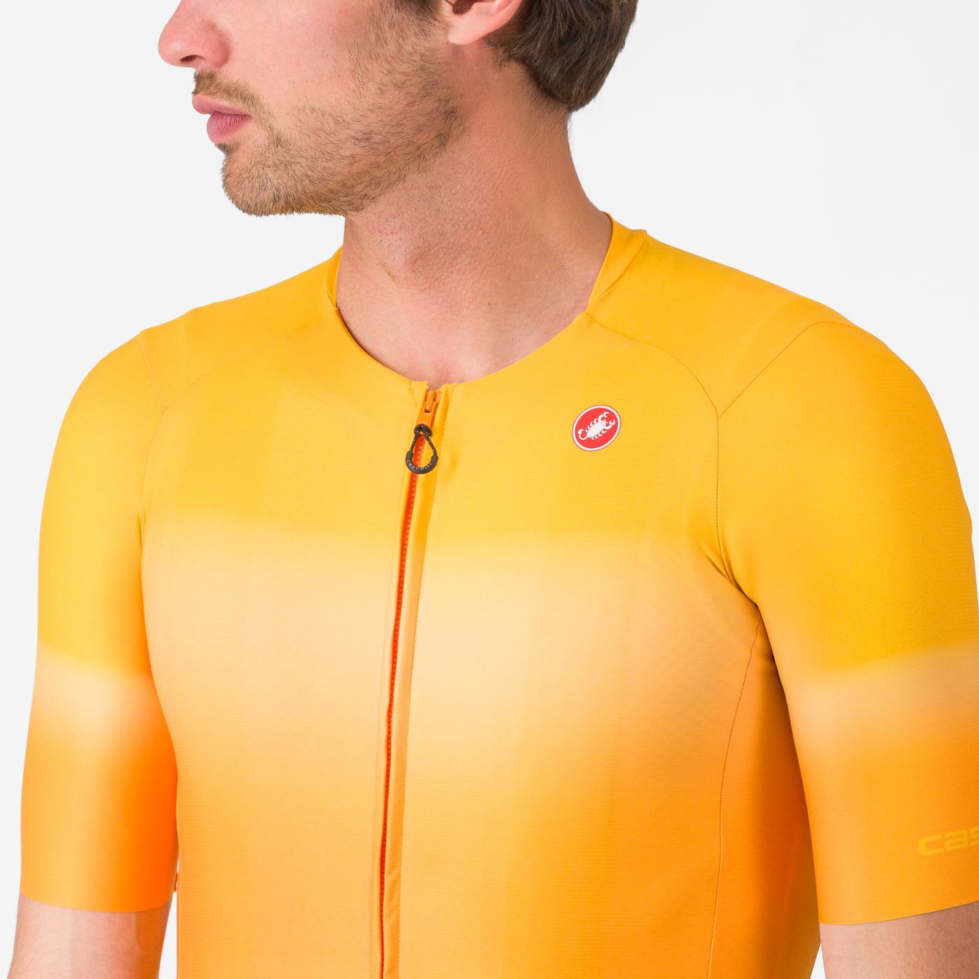 CASTELLI UPF Kortärmad Jersey Orange
