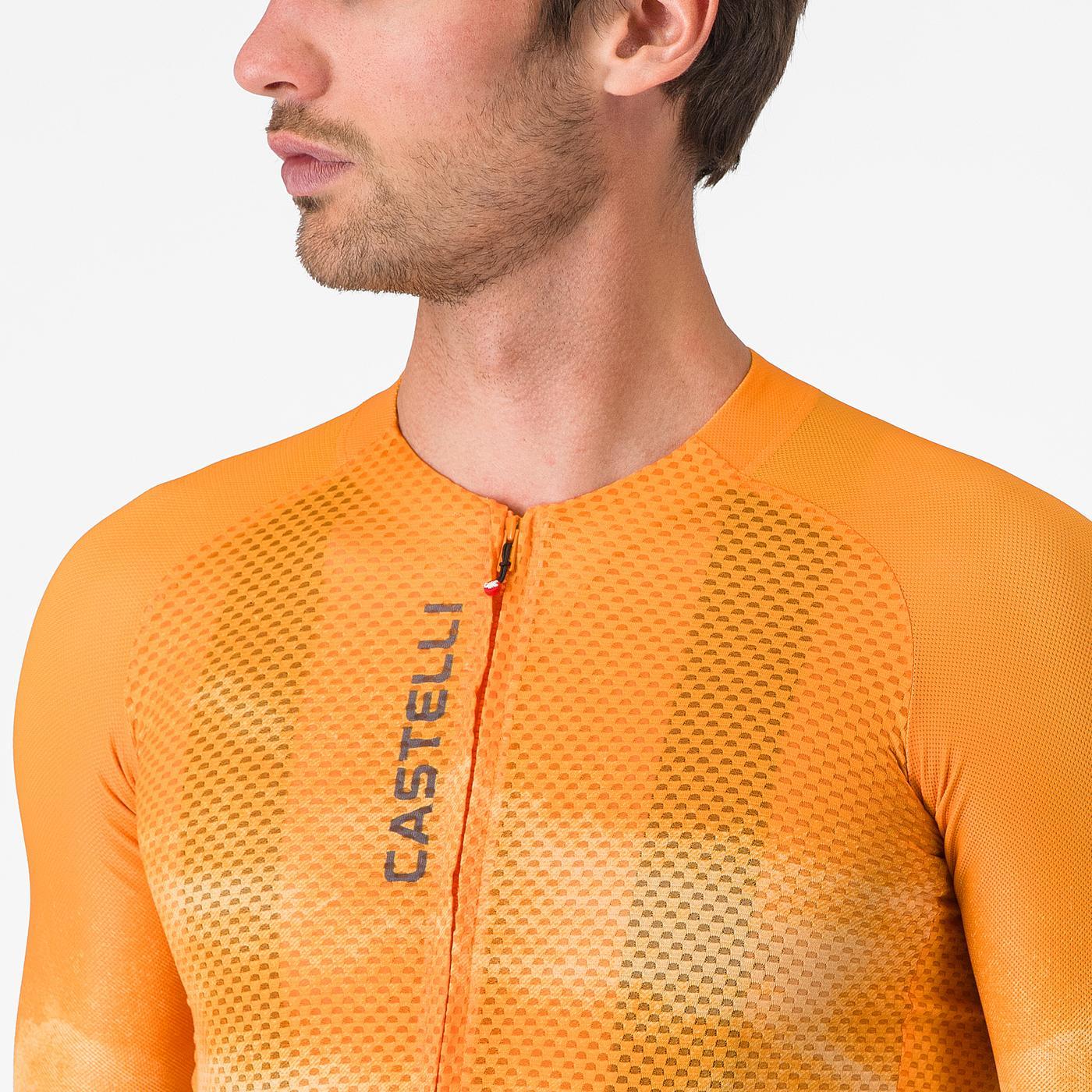 CASTELLI CLIMBER'S A/C Kortærmet Jersey Orange