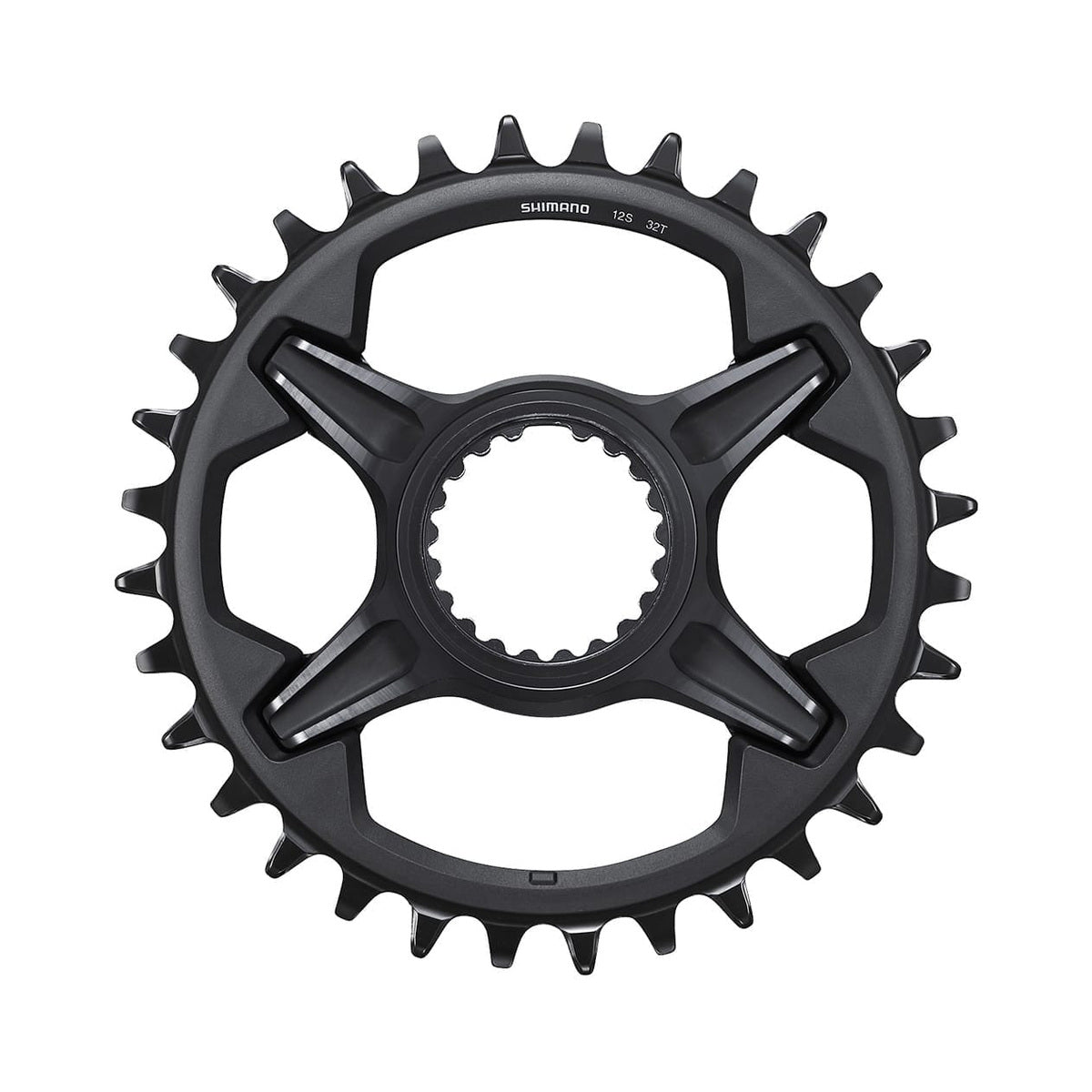 Plateau Mono SHIMANO XT M8100 12V Direct Mount — vue du plateau sur fond blanc