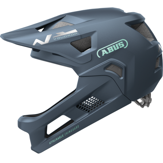 Casque VTT ABUS YOUDROP FF Junior Midnight Bleu
