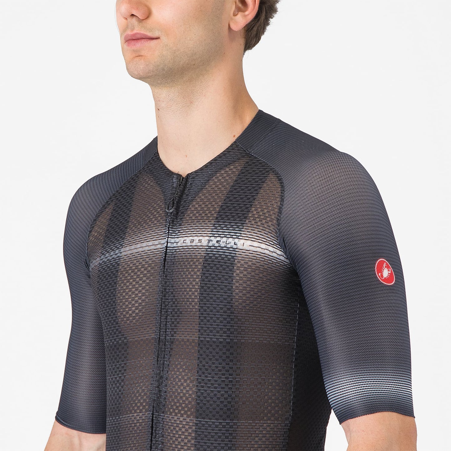 Maillot CASTELLI CLIMBER'S A/C Manches Courtes Noir