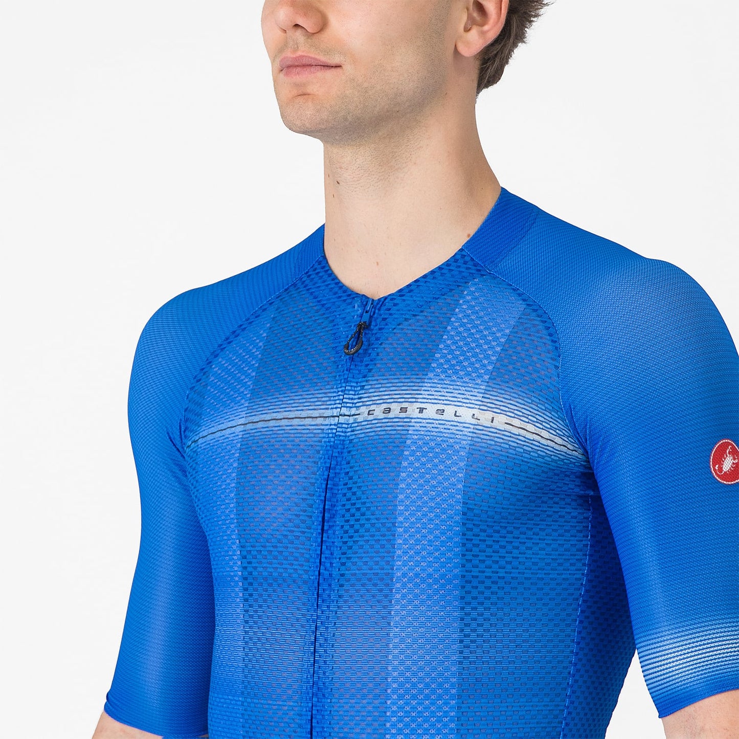 Maillot CASTELLI CLIMBER'S A/C Manches Courtes Bleu