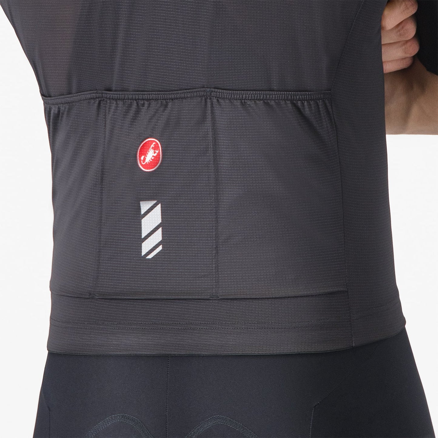 Maillot CASTELLI UNLIMITED ENTRATA 3 Manches Courtes Noir