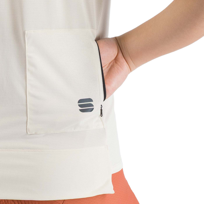 Maillot SPORTFUL SUPERGIARA TEE Manches Courtes Femme Crème