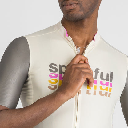 Maillot SPORTFUL SUPERGIARA 2 LOGO Manches Courtes Crème