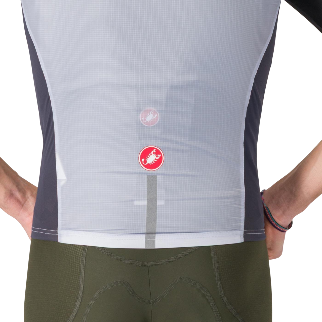 CASTELLI SQUADRA STRETCH Kurtka bez rękawów szara