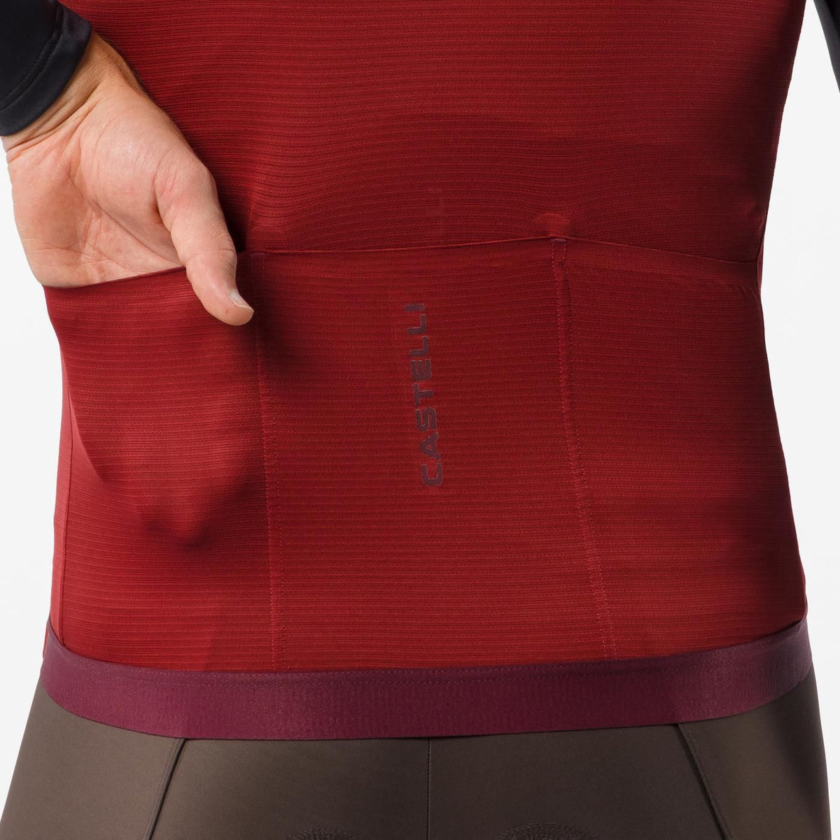 Veste Sans Manches CASTELLI ESPRESSO 2 Bordeaux