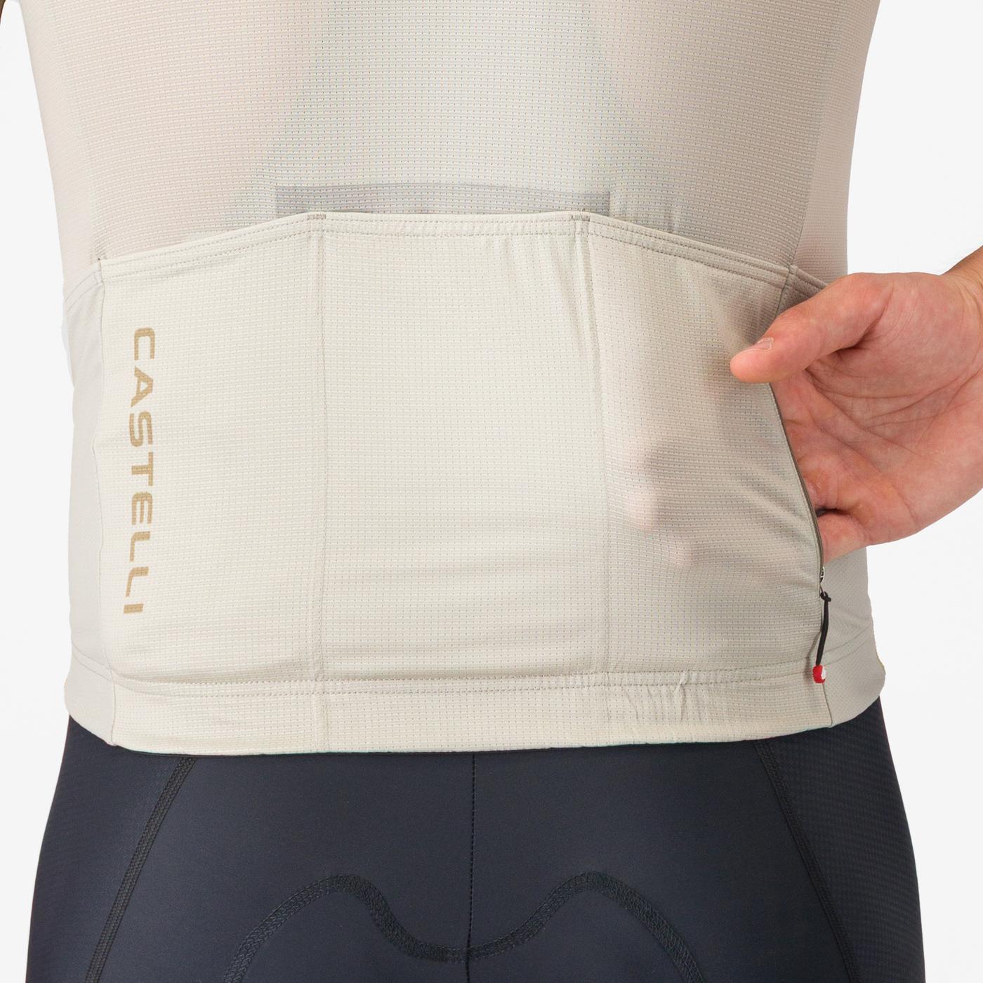 CASTELLI UNLIMITED ENDURANCE 3 JERSEY Beige/Khaki tröja