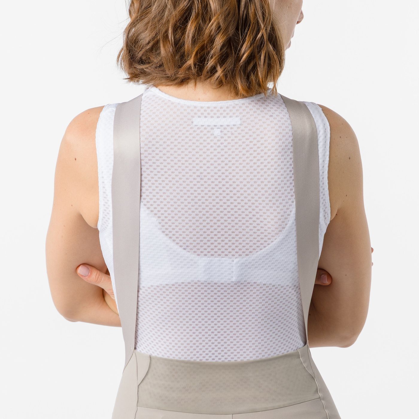 CASTELLI ESPRESSO 2 W DT Dámský hliněně šedý nátělník s nohavičkou