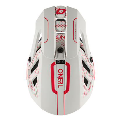 Casque VTT O'NEAL BLADE POLYACRYLITE STRIKE Blanc/Rouge
