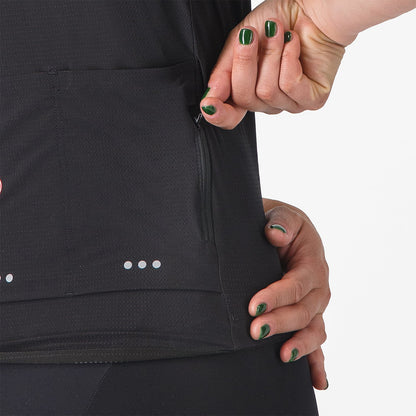 Maillot CASTELLI PREMIO EVO Femme Manches Courtes Noir