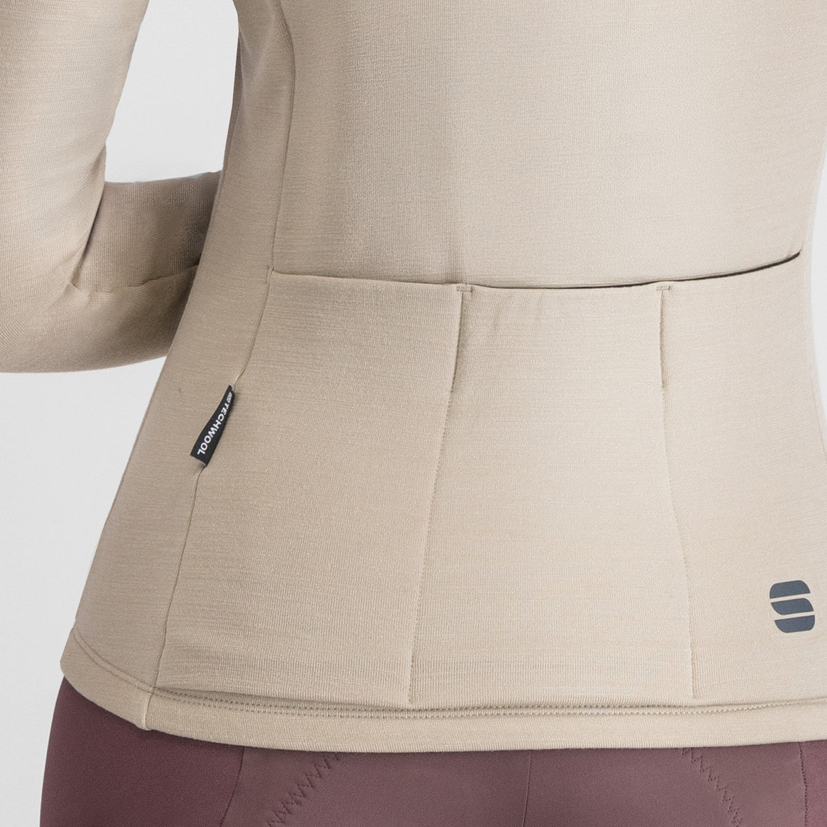 Maillot SPORTFUL SUPERGIARA WOOL Femme Manches Longues Beige