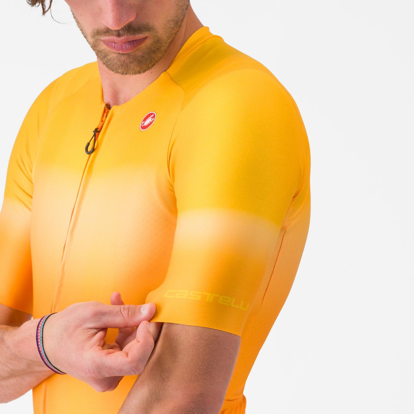 CASTELLI UPF Kortärmad Jersey Orange