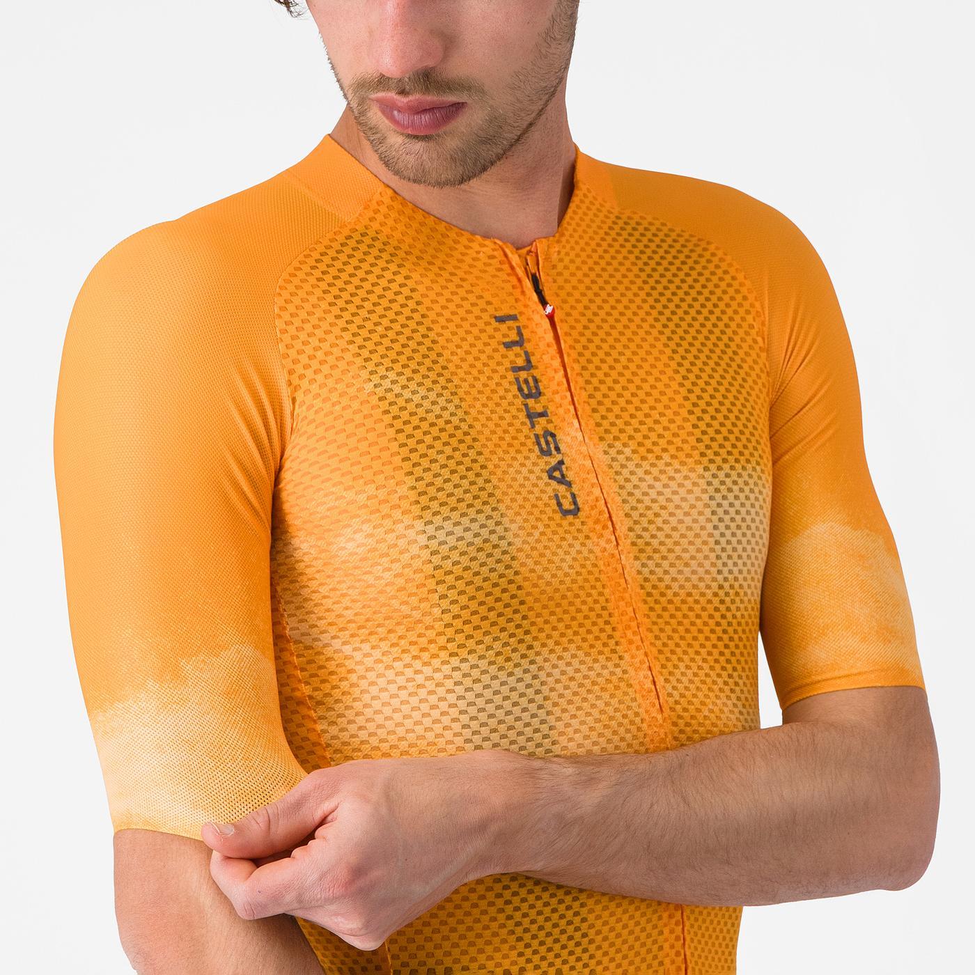 CASTELLI CLIMBER'S A/C Kortærmet Jersey Orange