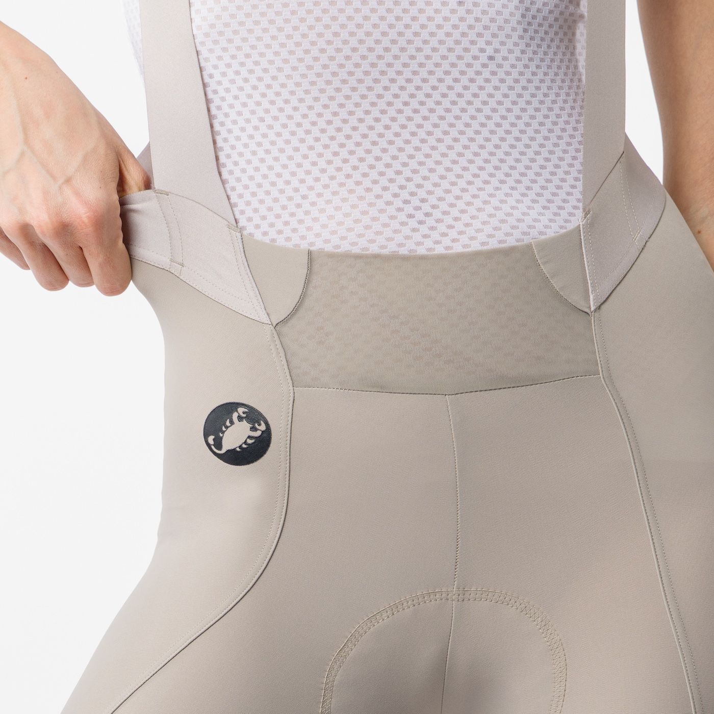 CASTELLI ESPRESSO 2 W DT Dámský hliněně šedý nátělník s nohavičkou