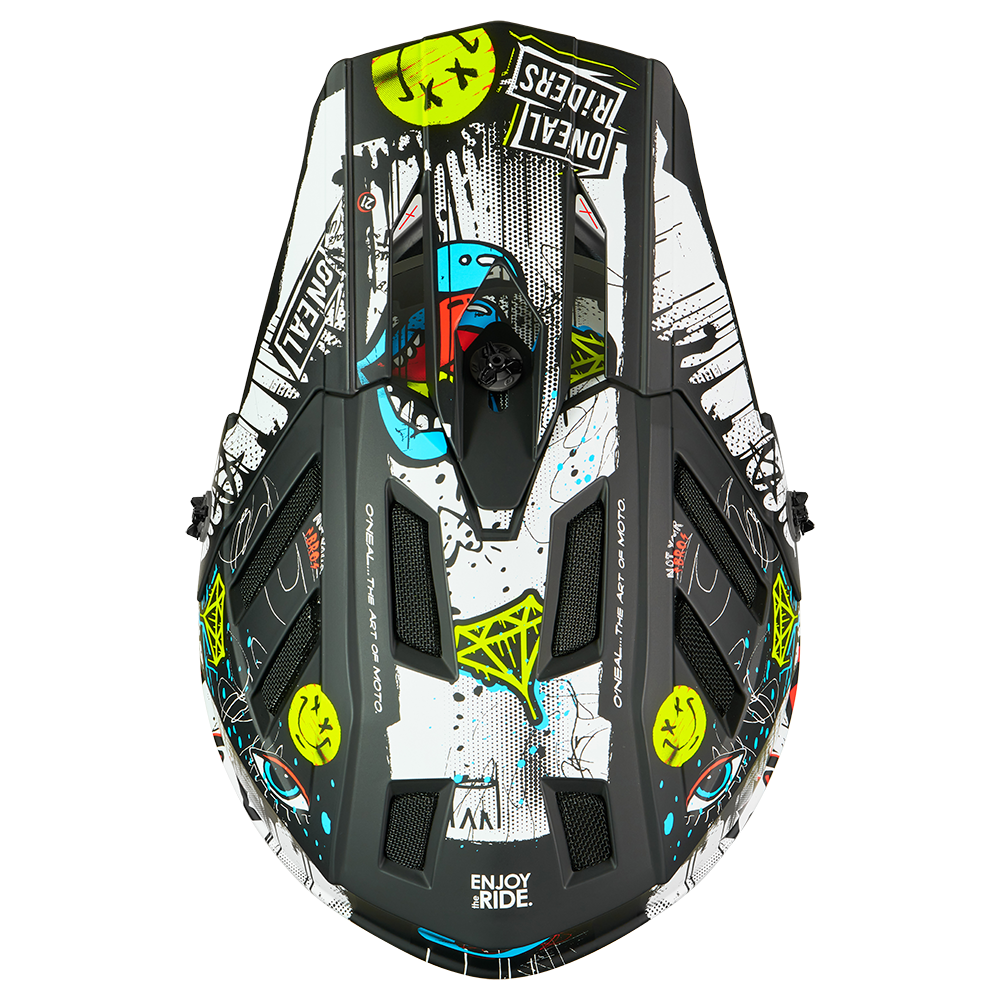 Casque VTT O'NEAL BACKFLIP RANCID Noir/Blanc