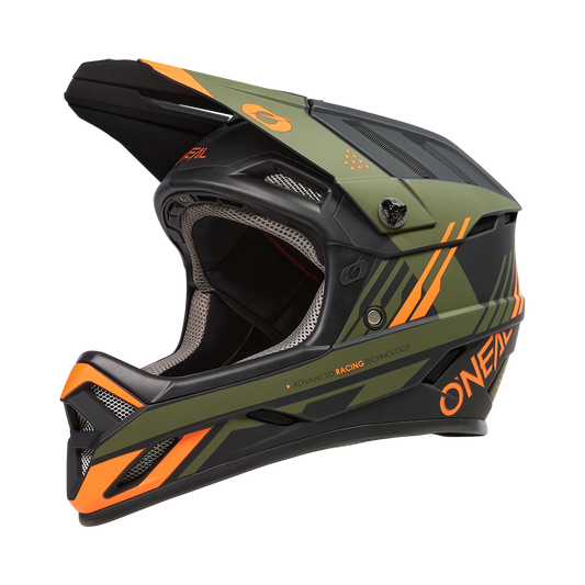 Kask MTB O'NEAL BACKFLIP STRIKE czarny/pomarańczowy/zielony