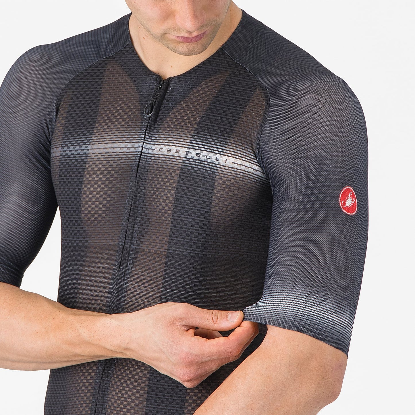 Maillot CASTELLI CLIMBER'S A/C Manches Courtes Noir