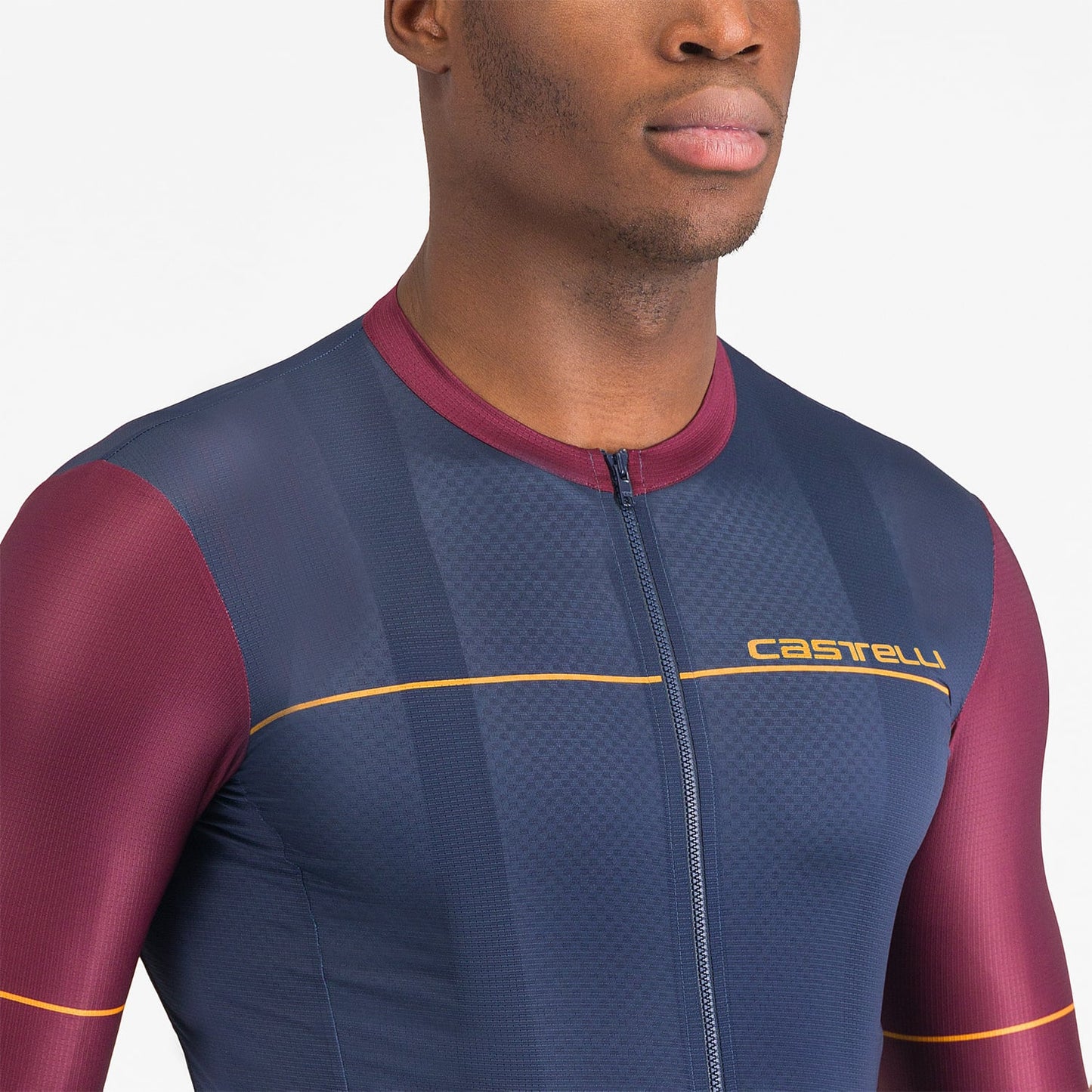 Maillot CASTELLI UNLIMITED ENDURANCE 2 Manches Courtes Marine