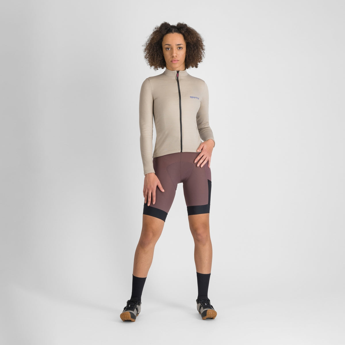 Maillot SPORTFUL SUPERGIARA WOOL Femme Manches Longues Beige