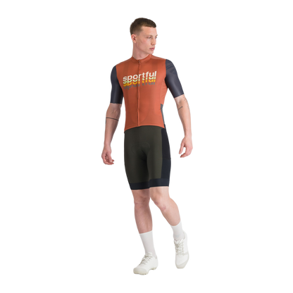 Maillot SPORTFUL SUPERGIARA 2 LOGO Manches Courtes Orange
