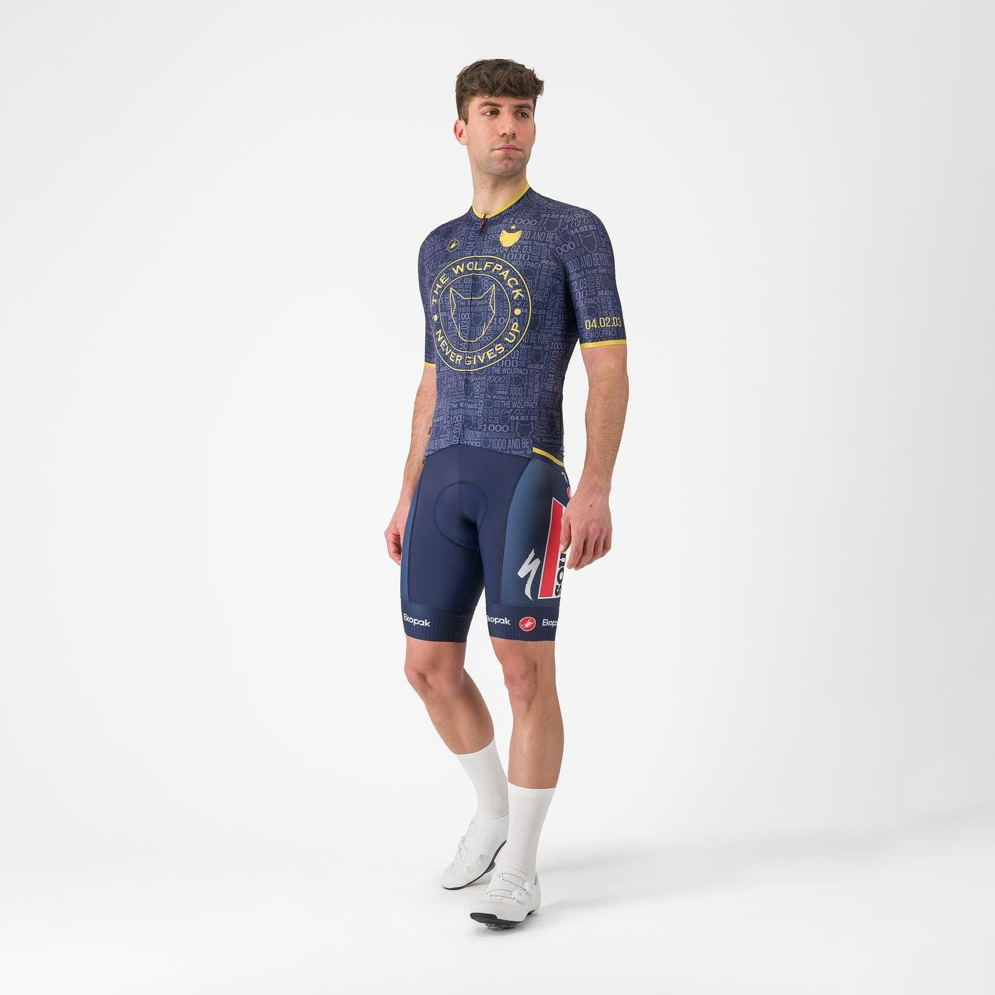 Koszulka z krótkim rękawem CASTELLI WOLFPACK 1000 VICTORY Navy