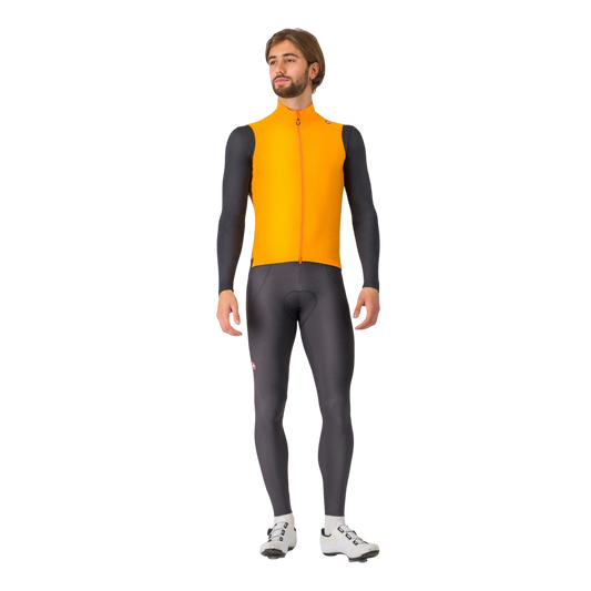 CASTELLI ESPRESSO Orange ärmlös jacka
