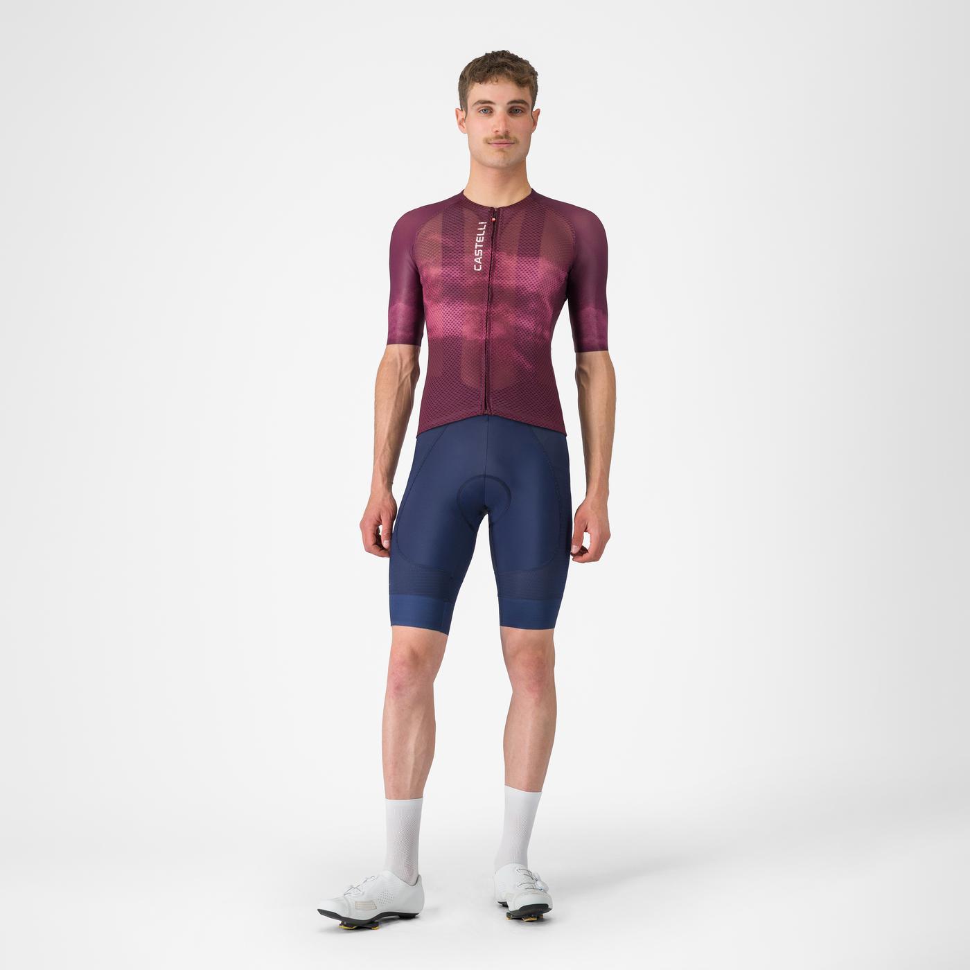 CASTELLI CLIMBER'S A/C Kortärmad Jersey Bordeaux