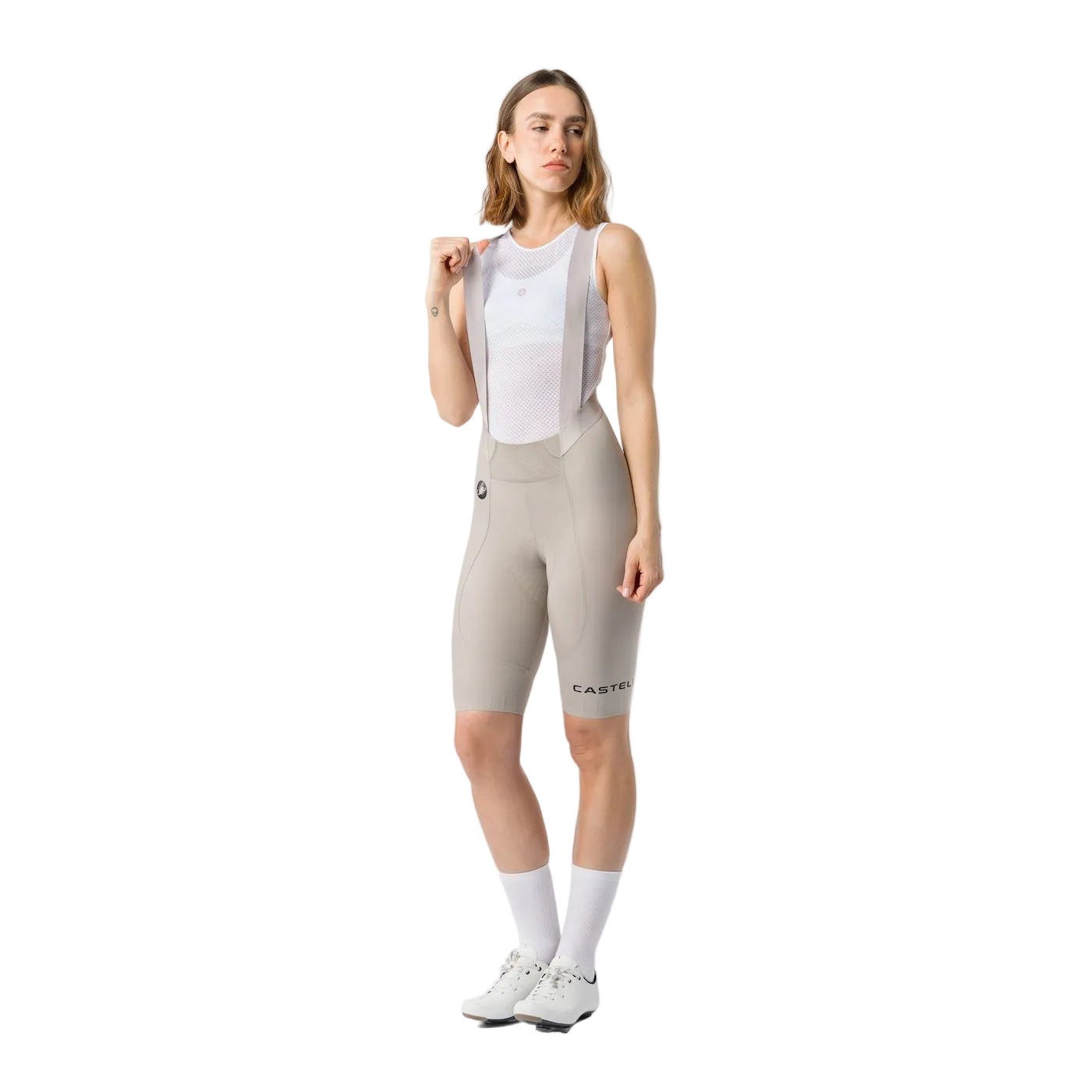 CASTELLI ESPRESSO 2 W DT Dámský hliněně šedý nátělník s nohavičkou