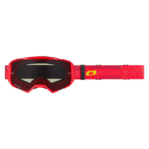 Masque O'NEAL B-22 PAINT Rouge/Jaune Fluo