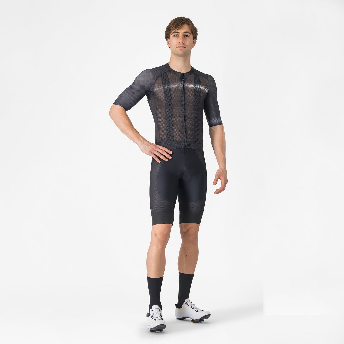 Maillot CASTELLI CLIMBER'S A/C Manches Courtes Noir