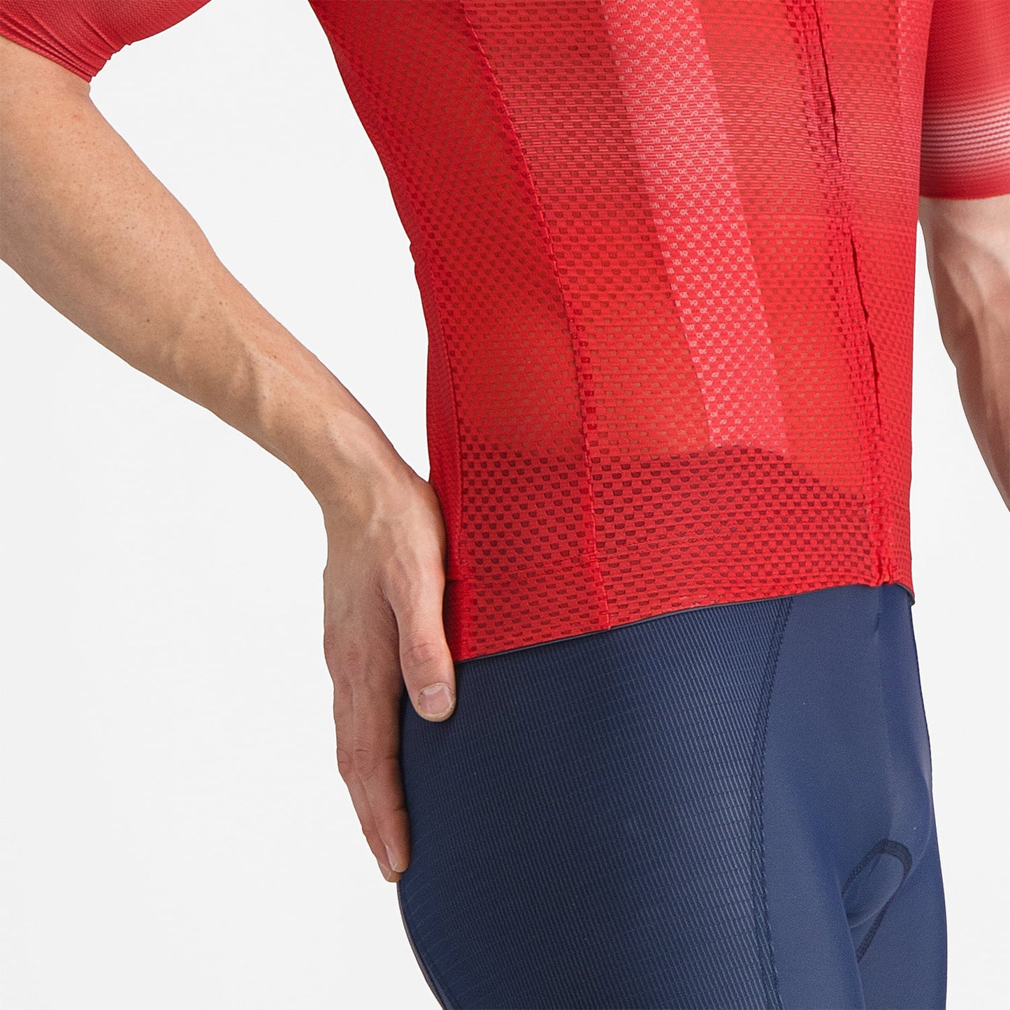 Maillot CASTELLI CLIMBER'S A/C Manches Courtes Rouge