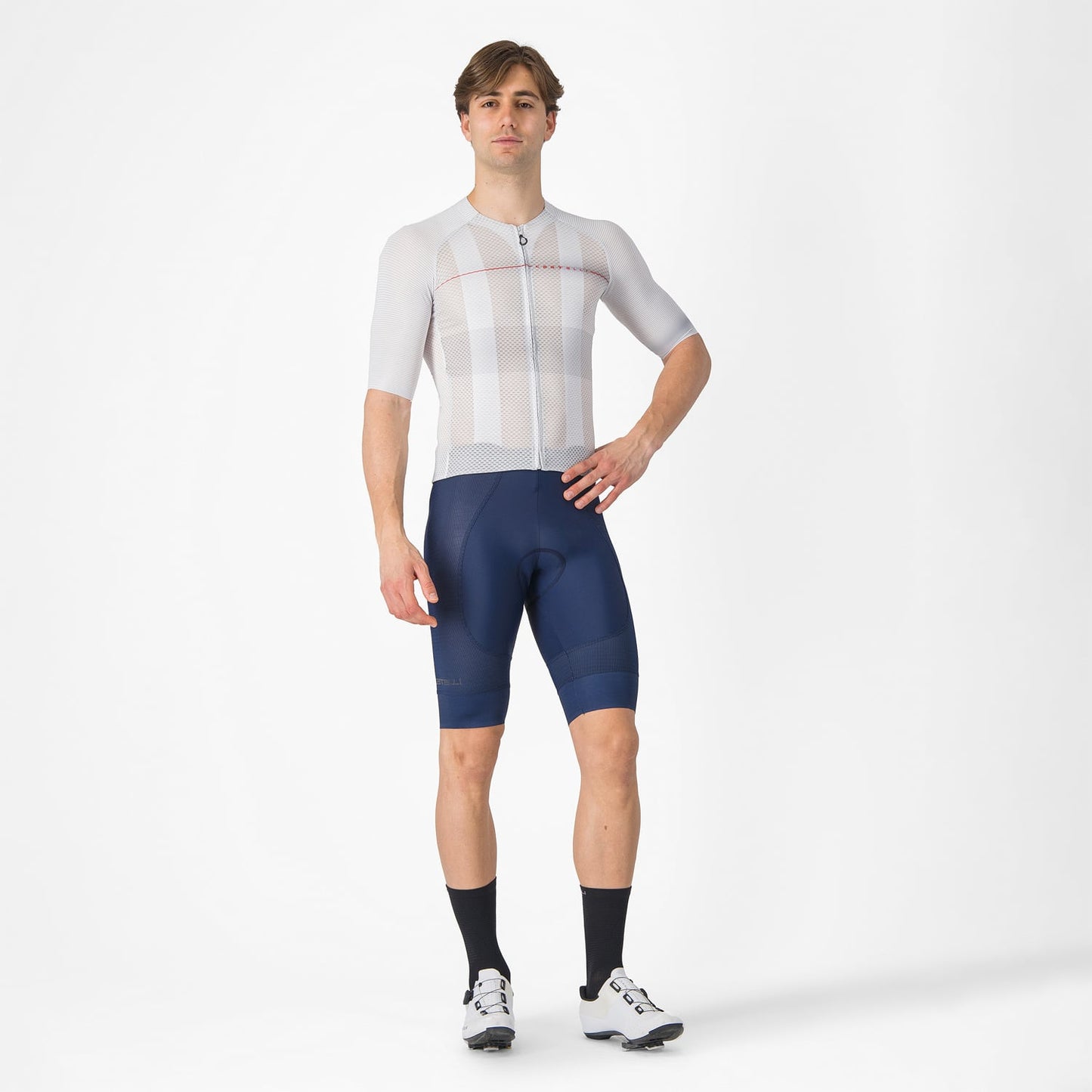 Maillot CASTELLI CLIMBER'S A/C Manches Courtes Gris