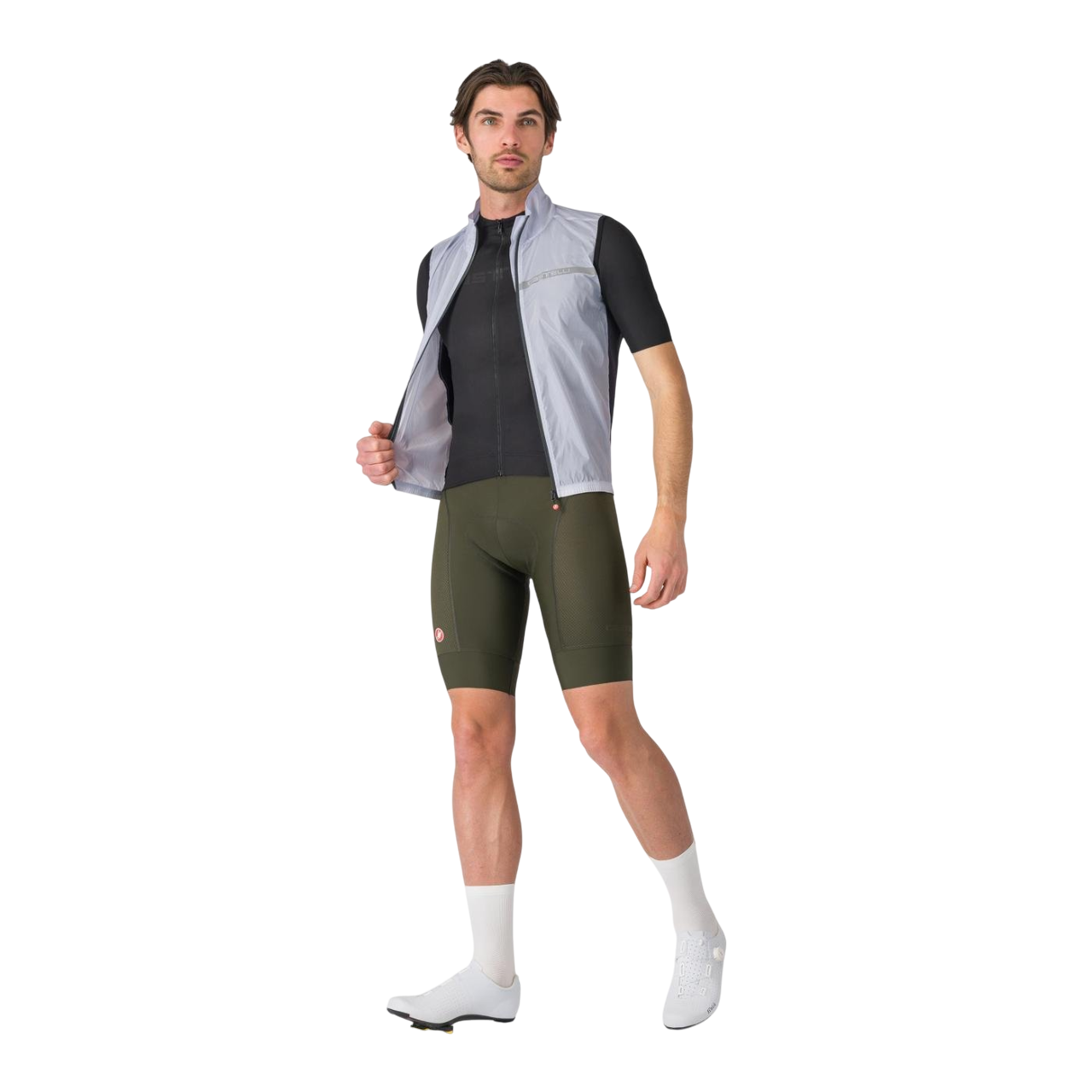 CASTELLI SQUADRA STRETCH Kurtka bez rękawów szara