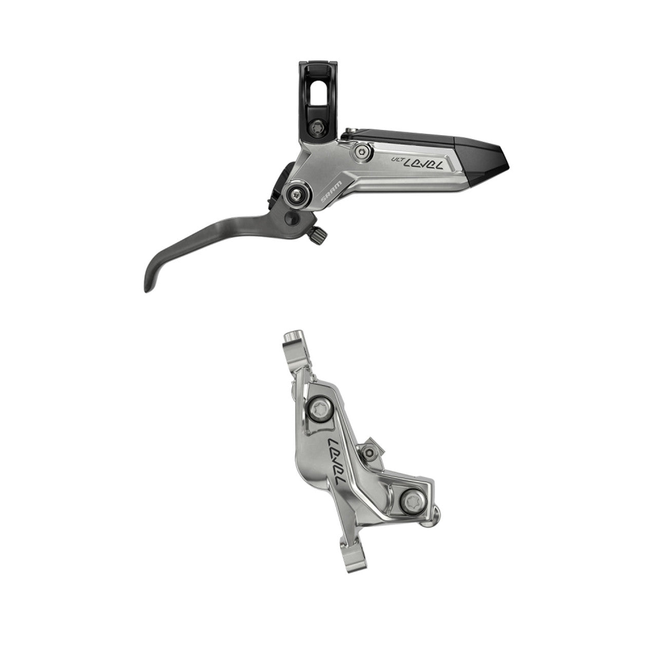 Par SRAM LEVEL ULTIMATE STEALTH 4-kolvsbromsar Silver
