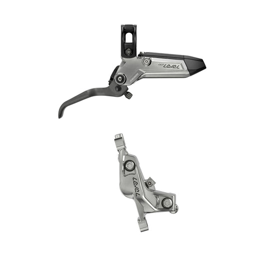 SRAM LEVEL ULTIMATE STEALTH 4-stempel bagbremse, sølv