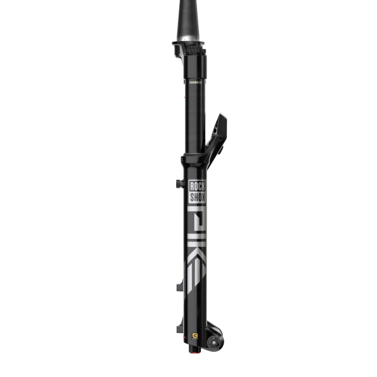 Fourche ROCKSHOX PIKE ULTIMATE CHARGER 3.1 RC2 27.5" DEBONAIR+ Conique Axe 15x110mm Boost Noir Brillant