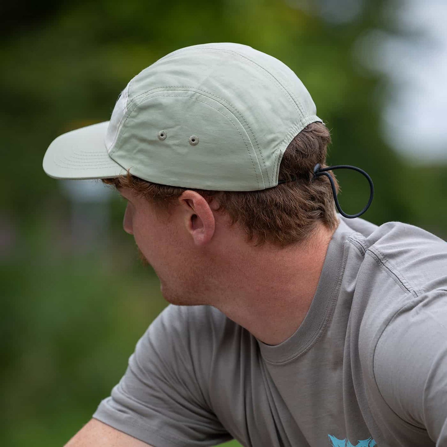 BURGTEC COURIER FIVE PANEL Cap Pistachio Cream