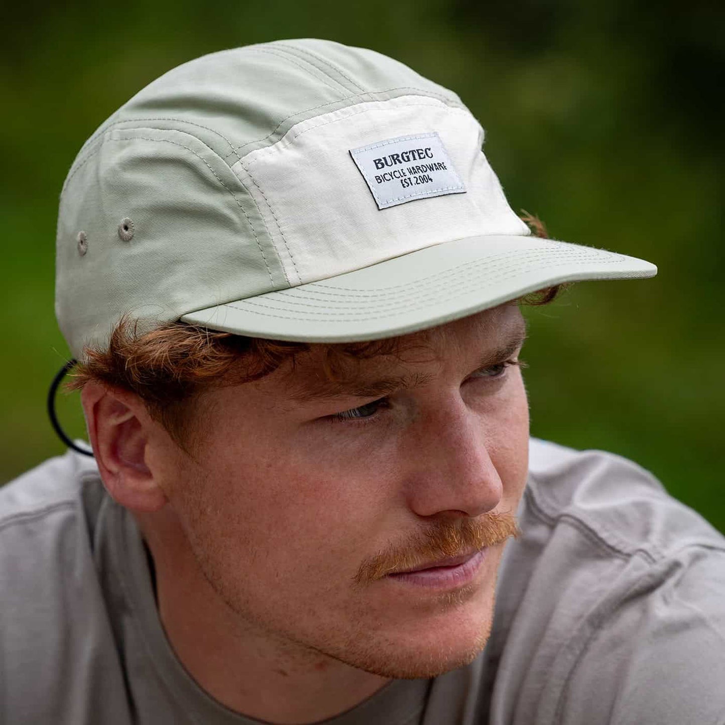 BURGTEC COURIER FIVE PANEL Cap Pistachio Cream