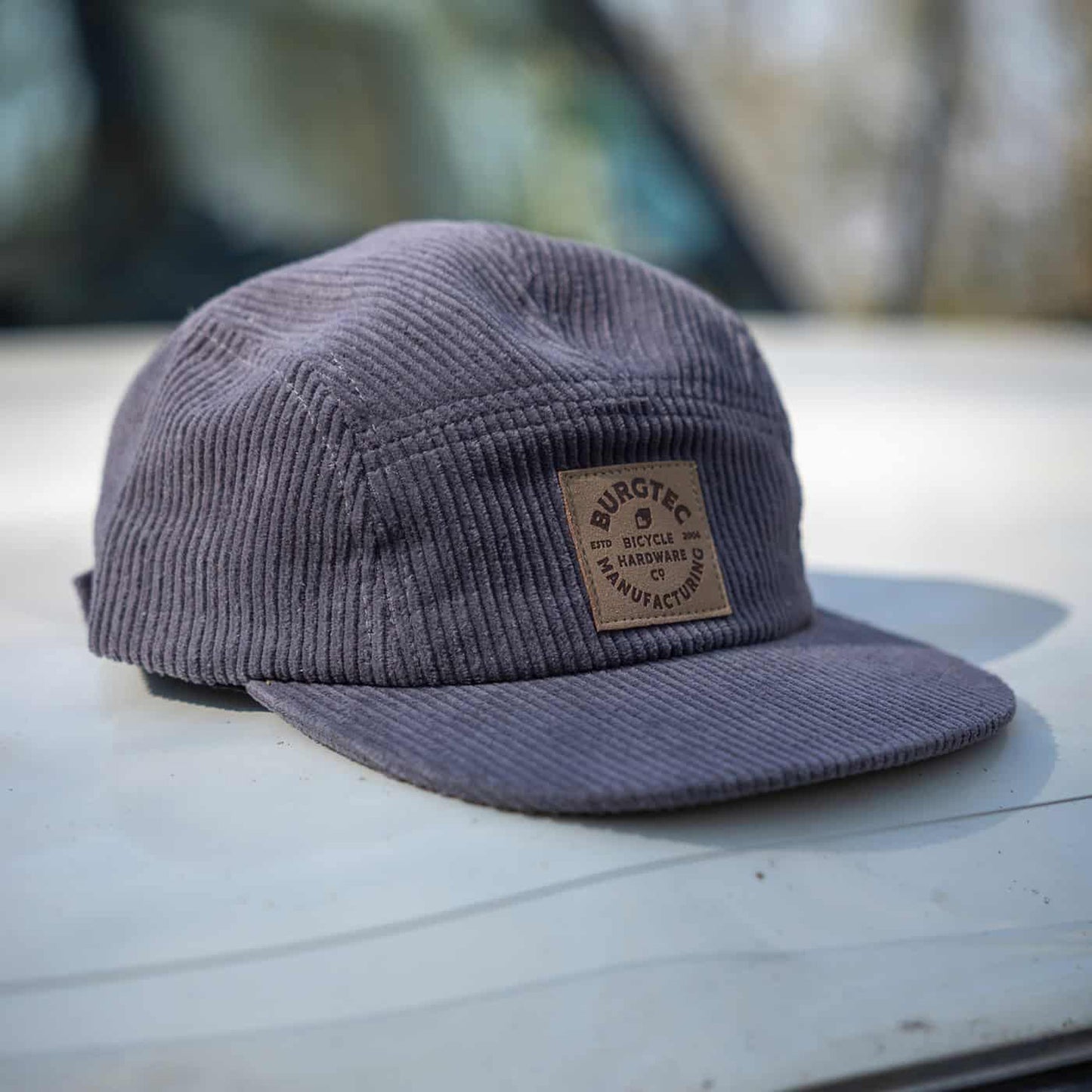 BURGTEC BANDIT CORDUROY FIVE PANEL Cap Grey